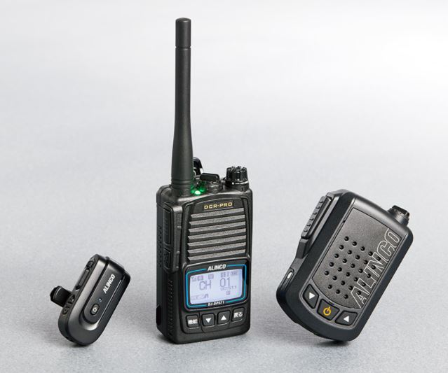 【アルインコ　DJ-DPS71KA】デジタル簡易無線機Bluetoothマイク対応　5W デジタル30ch (351MHz) ハンディトランシーバー